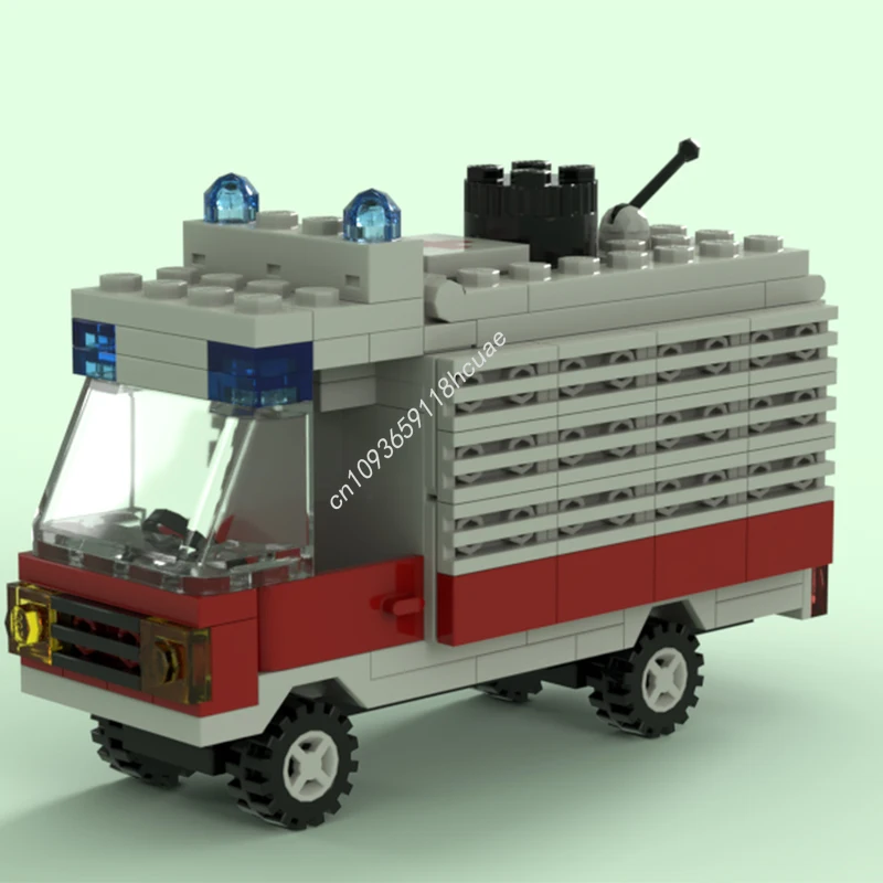 

136 шт. MOC 6380 строительные блоки скорой помощи STEM образовательные конструкции пластик образовательные творческие STEM Рождественская игрушка в подарок