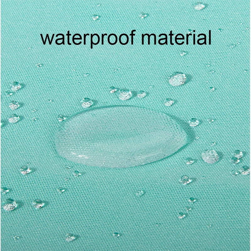 حقيبة تخزين مقاومة للماء بلون سادة مقاس 30 × 40 سم - حقيبة حفاضات أطفال قابلة لإعادة الاستخدام، حقيبة مستحضرات تجميل للسفر، يوجا قابلة للغسل ومنظم محمول #5