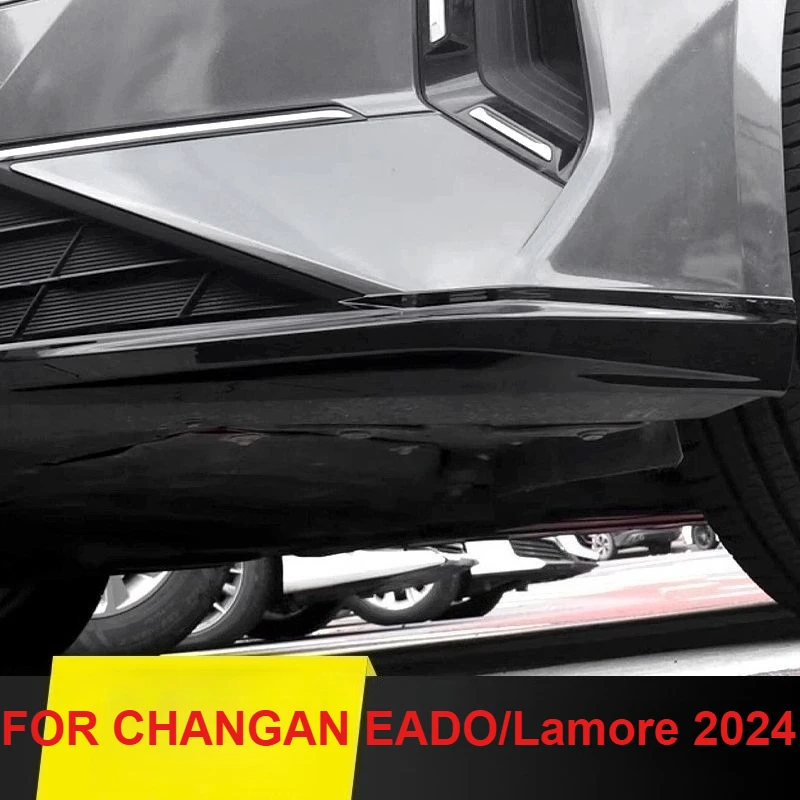 

Боковая защитная наклейка на передний бампер, накладки из АБС-пластика, угловая полоса на передний бампер для CHANGAN EADO/Lamore 2024, внешний аксессуар