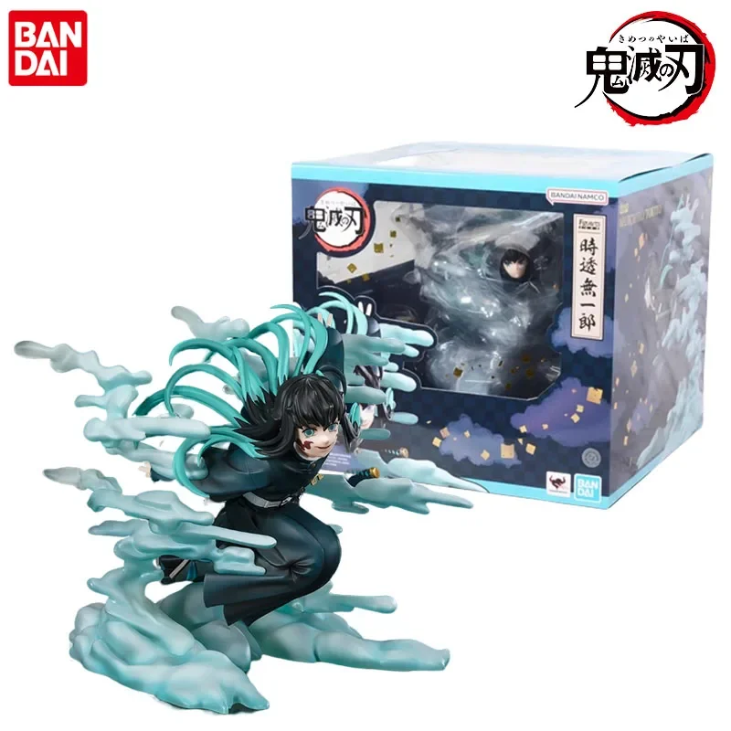 

Bandai Genuine Demon Slayer Anime Figure Figuarts ZERO Tokitou Muichirou Action Toys for Kids Christmas Gift Collectible Model