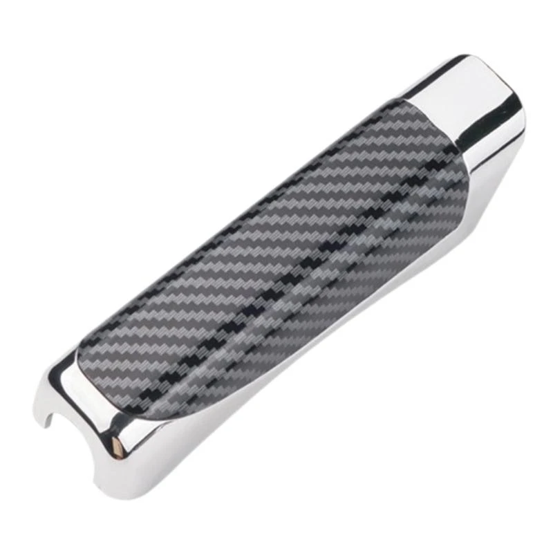 Y1UB Car Hand Brake Sleeve Handle Cover Antislip Decoration Handbrake Protector Cover Carbon Fiber for Most Car Model