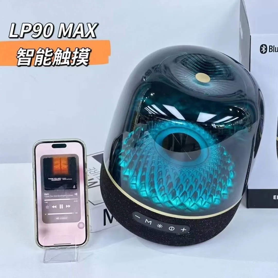 عالية الطاقة باس صندوق الصوت 9D عمود الصوت المحيطي Harman Aura Studio 4 Pro شاشة كاملة شفافة سمّاعات بلوتوث TWS/TF #1