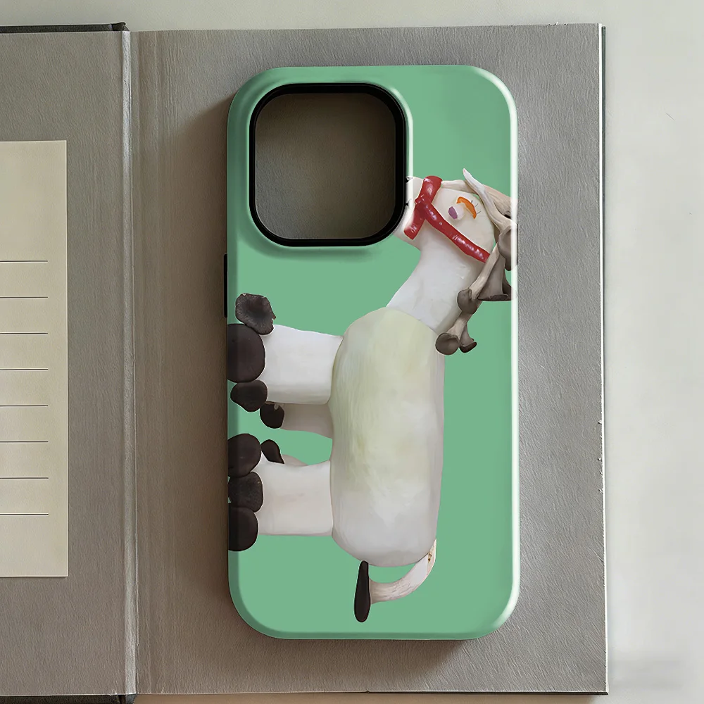 Clmj Lucky Girl Handyhülle für iPhone 17 16e 16 15 14 13 12 11 X XS XR XSMAX 7 8 Air Pro Max Plus Luxuriöse Doppelschicht-Rückabdeckung – Detail 4