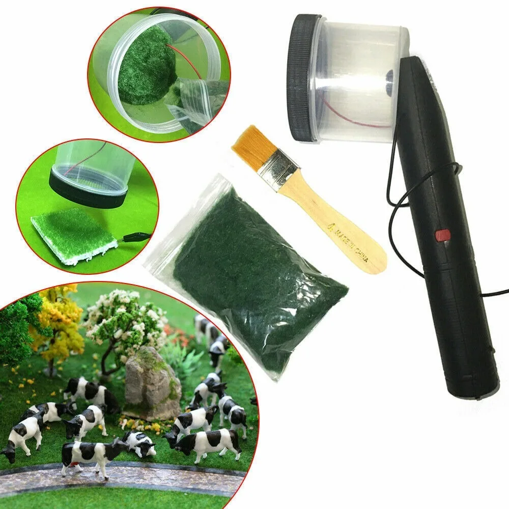 DIY Static Grass Applicator Tool ABS Grass Master Handmade Materials Craft Accessory Flocking Machine Home