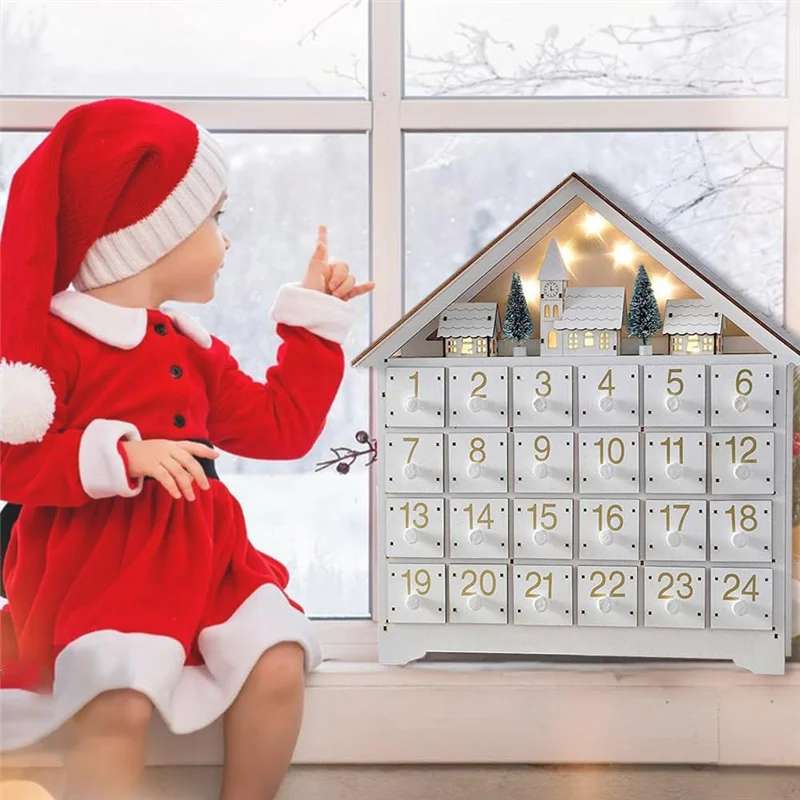 ABPQ-عيد الميلاد التقويم الديكور العد التنازلي التقويم DIY الكبار الأطفال هدية عطلة الديكور #2