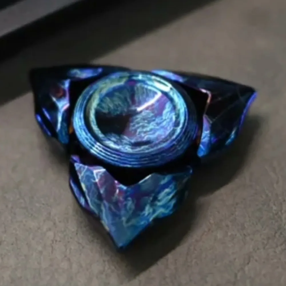 Jogo mágico edc sagitário fidget spinner brinquedos para adultos projetos originais três lâminas fidget spinner giroscópio