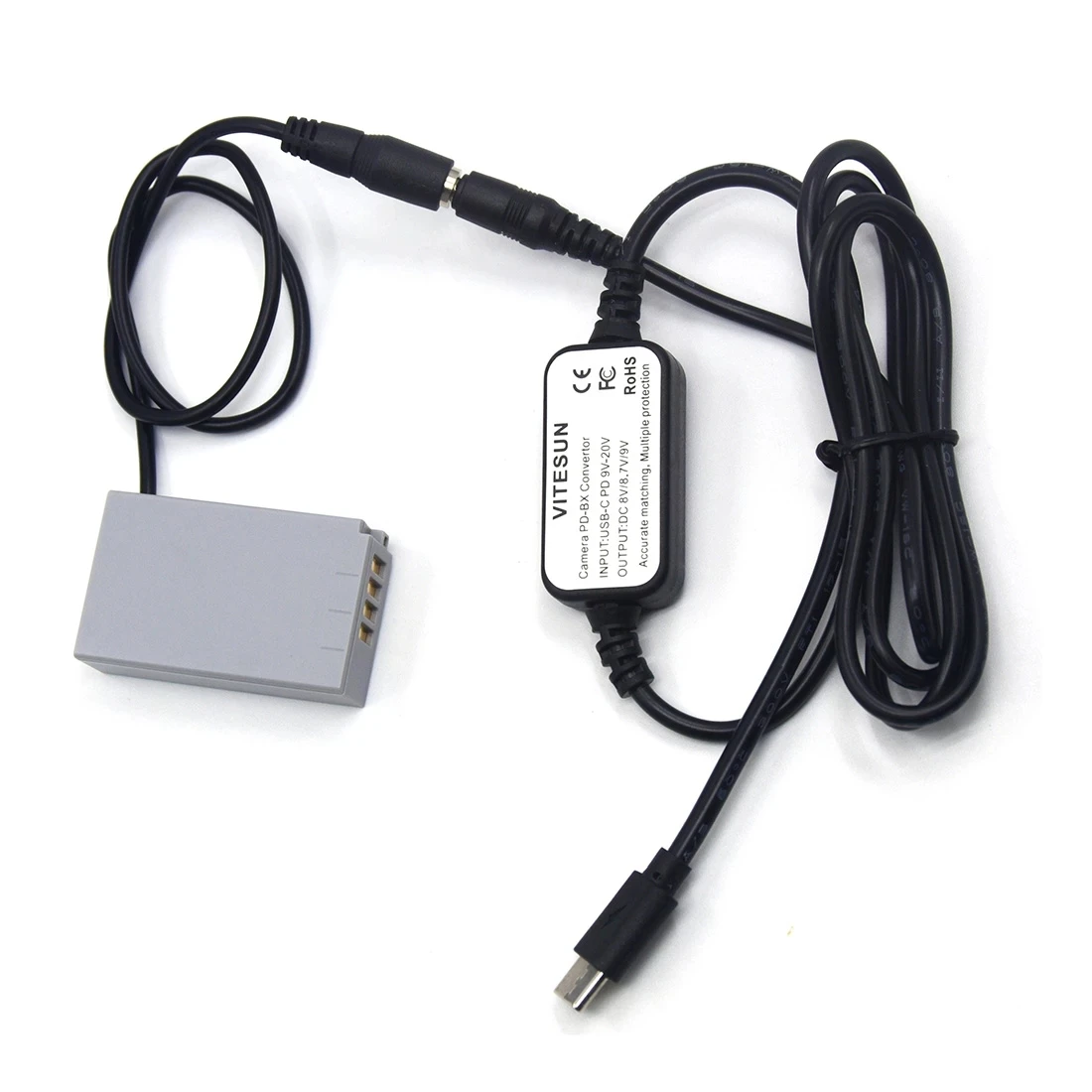 EN-EL24 ENEL24 EP-5F DC Coupler USB Type C USB-PD Converter To DC Cable For Nikon 1 J5 1J5 Camera