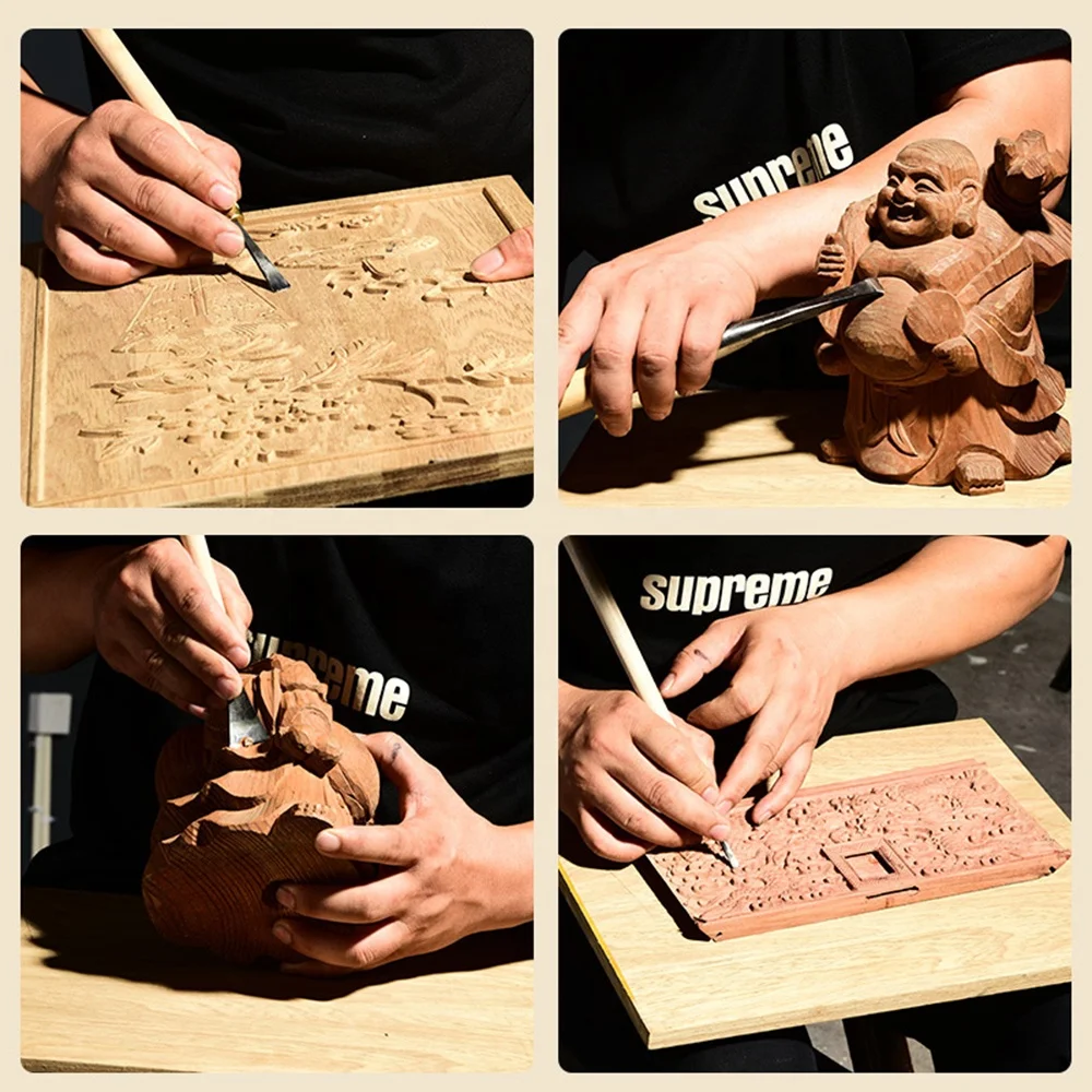 Hand wood carving tools woodworking planing chips woodworking wood carving engraving rough tools