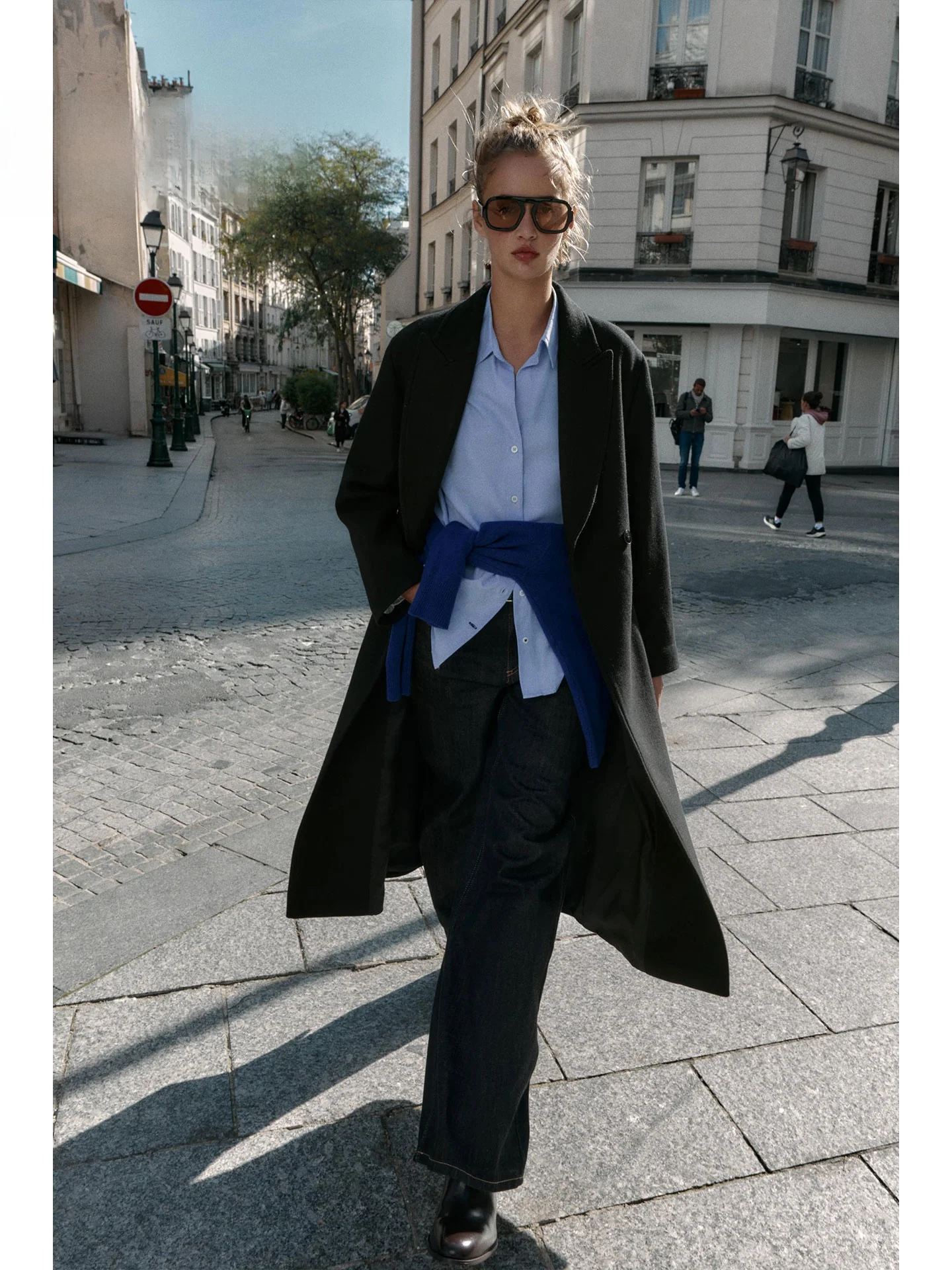 

Elegant Mixed Fiber Long Coat with Belt for Women High-End Feel Autumn 2025 New Arrival Fashionable Ladies' Woolen Jacket