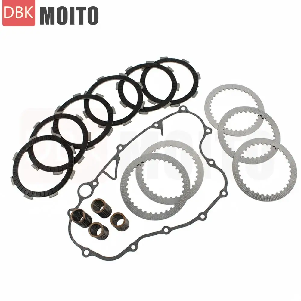 

Motorcycle Clutch Friction Plates Separator Plates Heavy Duty Springs Cover Gasket For CRF 150R CRF150R CRF150RB 2007-2022