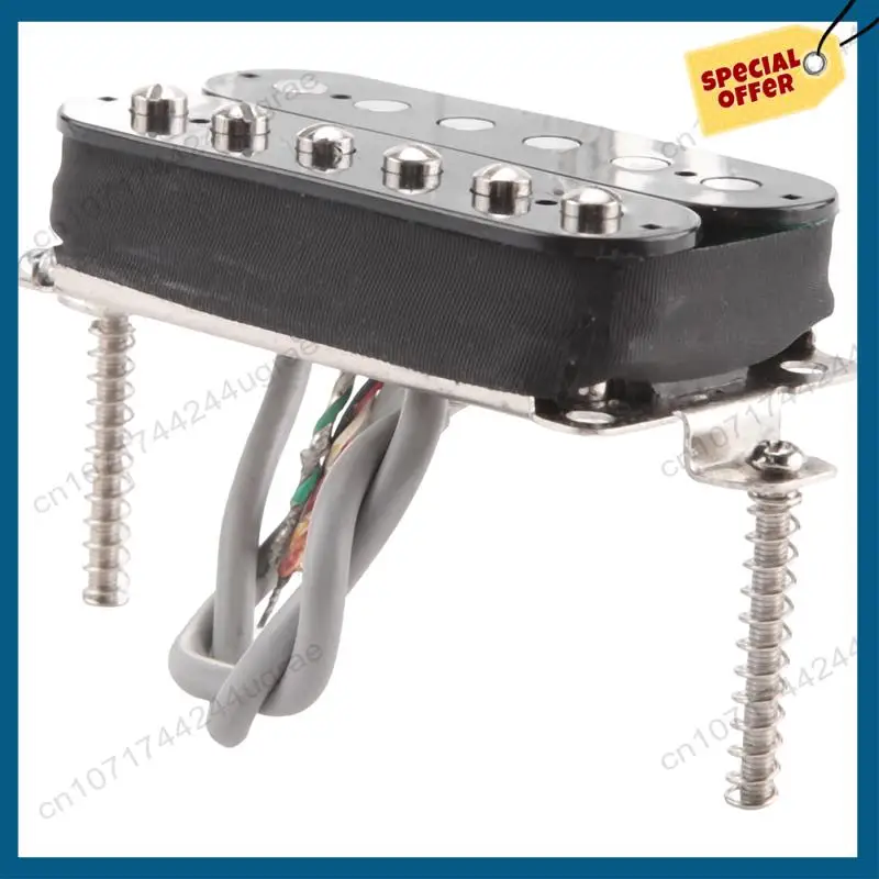 

-A15I 4X Звукосниматели-хамбакер для электрогитары Neck Alnico V Pickup Черный