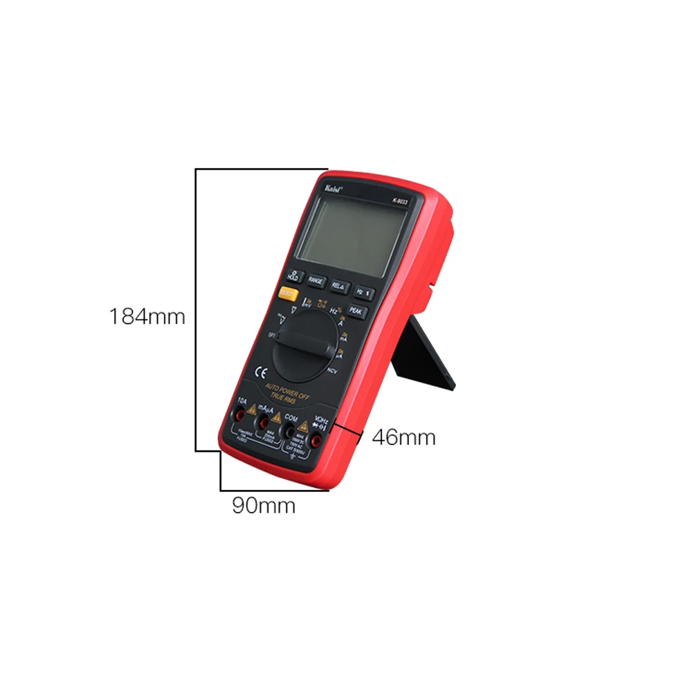 Kaisi High Precision Digital Multimeter Automatic Measuring Range 20000 Count Capacitance Table For Phone Repair Measurement