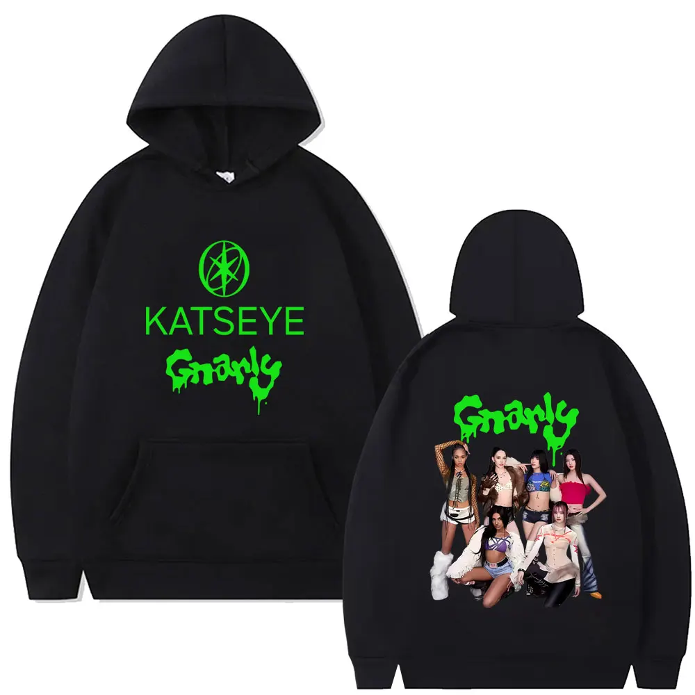 

Korean Kpop Katseye Gabriela Double Sided Print Hoodie Men Women Hip Hop Fashion Pullover Male Vintage Casual Oversized Hoodies