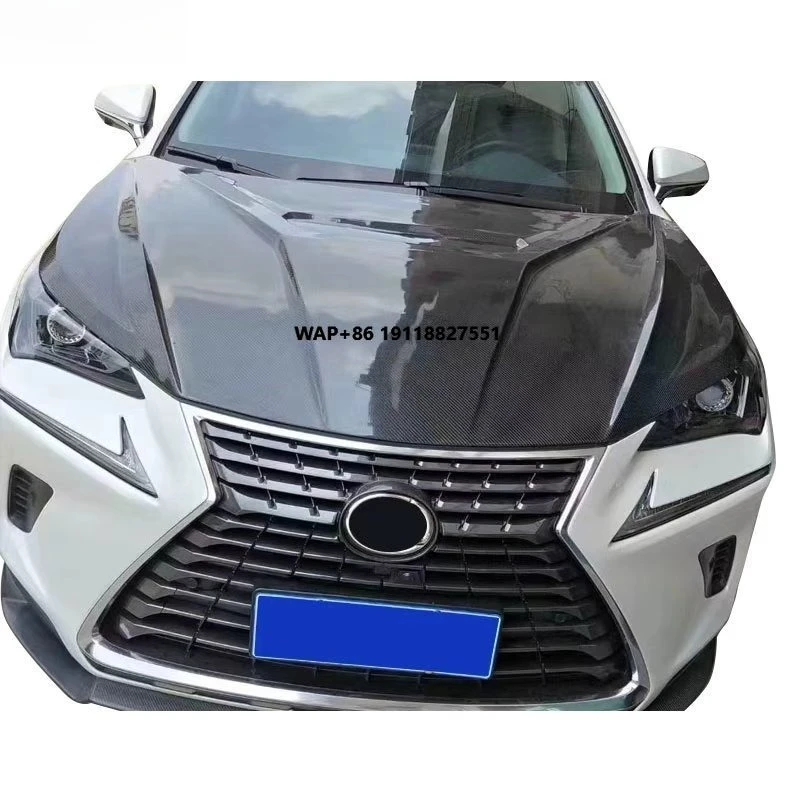 

For 2014-2020 NX Carbon Fiber Engine Hood Automotive Replacement and Installation Carbon Fiber Engine Cover