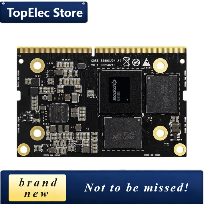 TopElec firefly CORE-3588SJD4: Rockchip RK3588S AI System-on-Module for Commercial Edge Applications