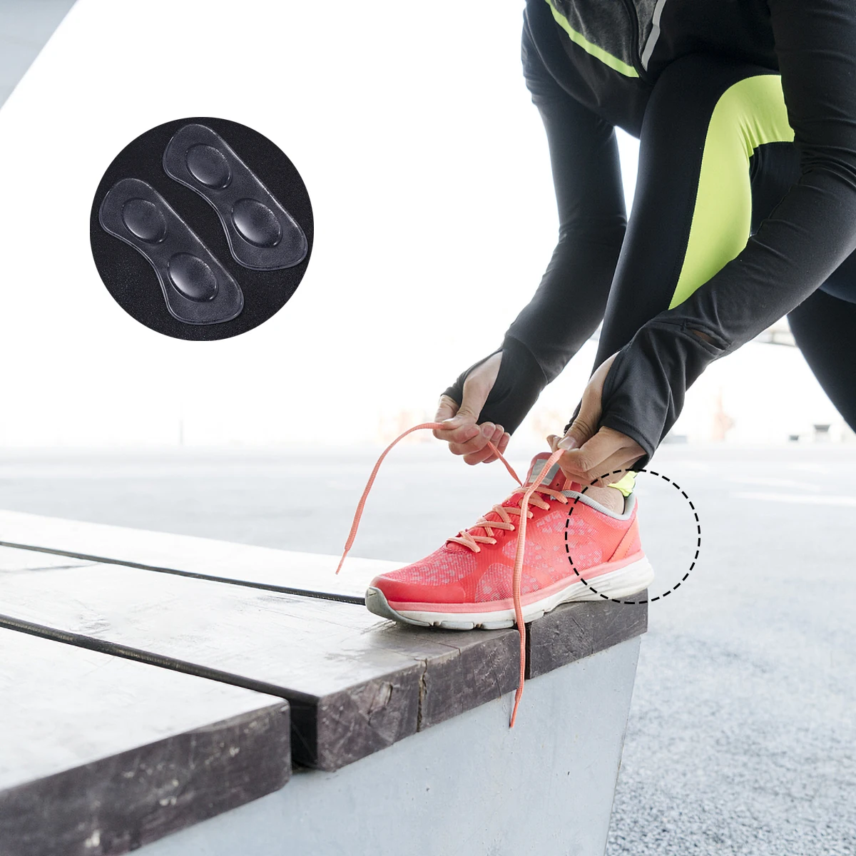 

3Pair Foot Care Protector Soft PU Heel Grips for Women Men Shoes Pain Relief Non-Slip Insert for Flat Heels New Shoes