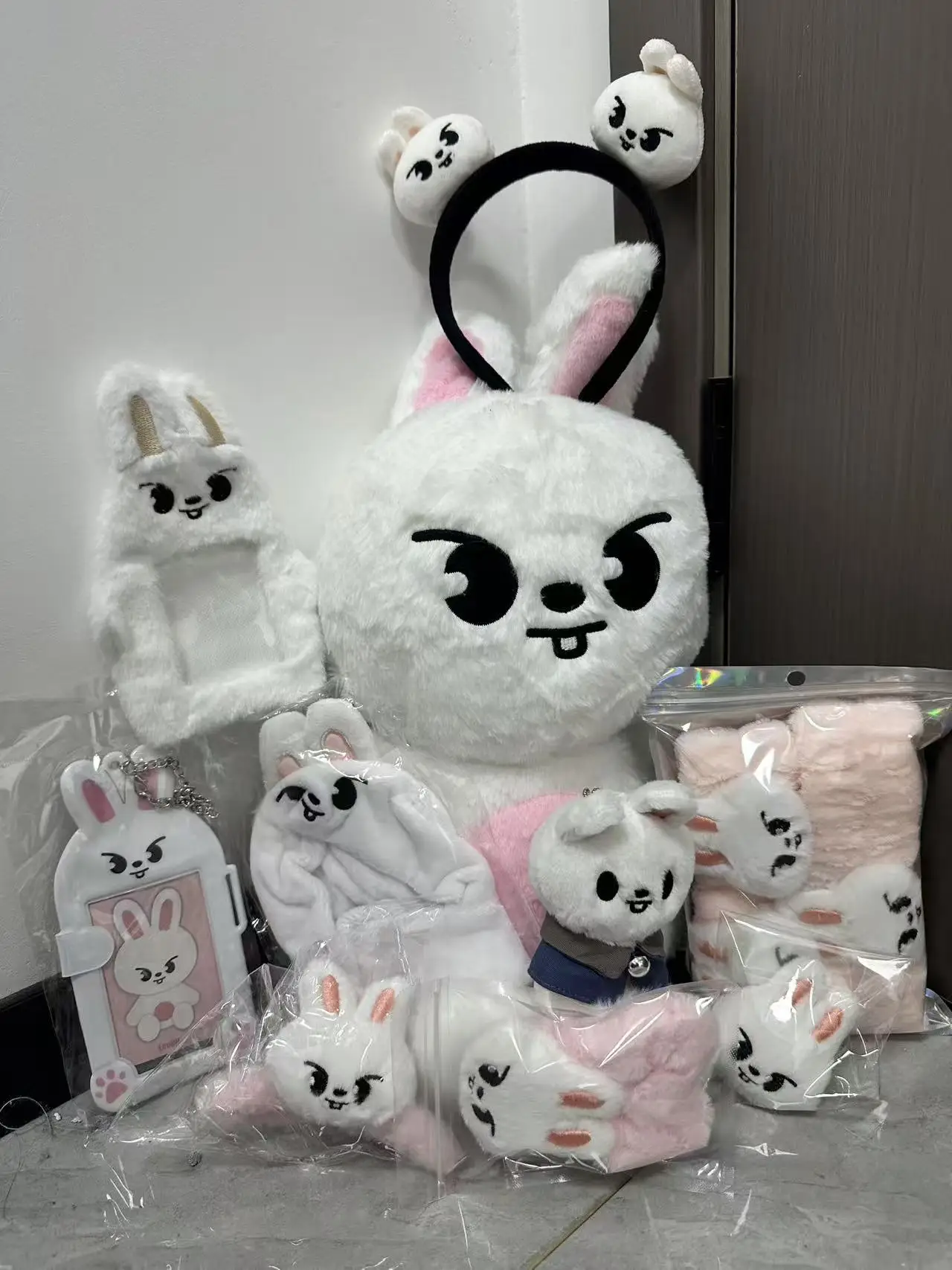 50 cm Kpop Skzoo Knuffel Wolfchan Kawaii Cartoon Knuffeldier Plushie Pop Grote Maat Kids Baby Slapen Kussen Gift 2025