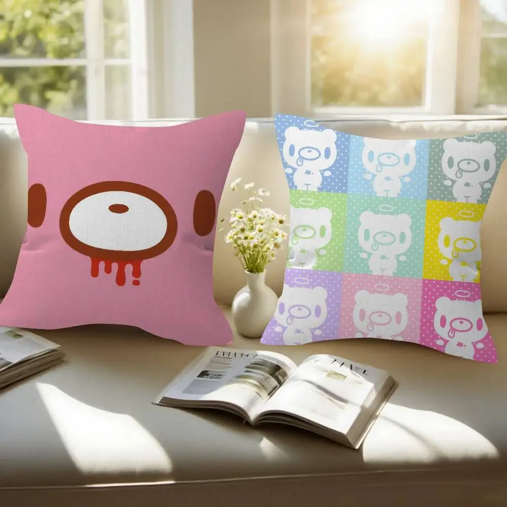 Cartoon G-Gloomy Bear   Cushion Cover Pillowcase Upholstery Sofa Throw Pillow Home Decor Pillowcas