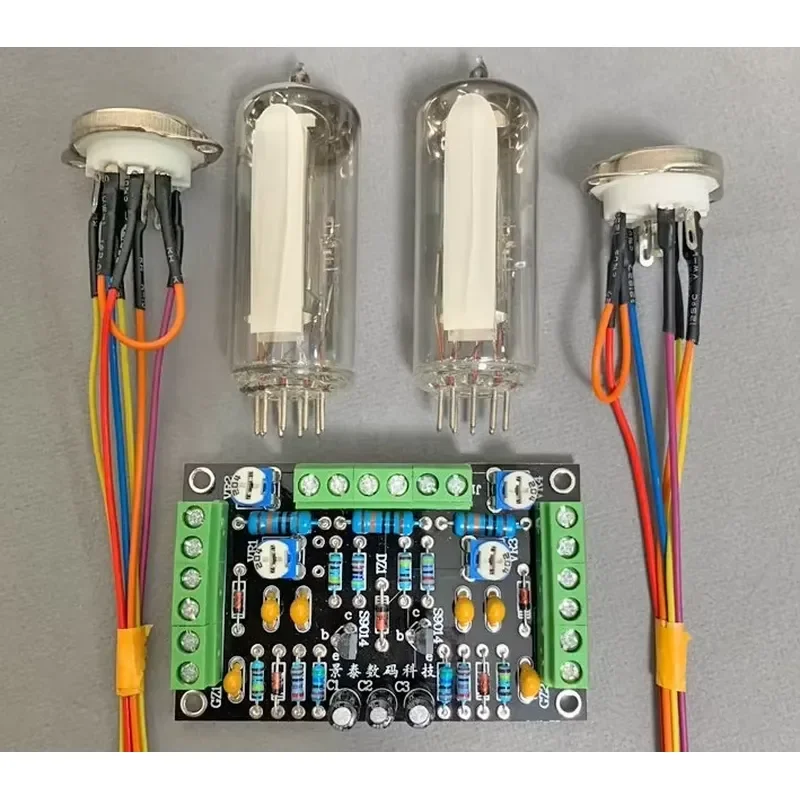 6E2 cat eye tube indicator driver board kit Dual Channel fluorescent level indicator drive amplifier DIY modification NEW