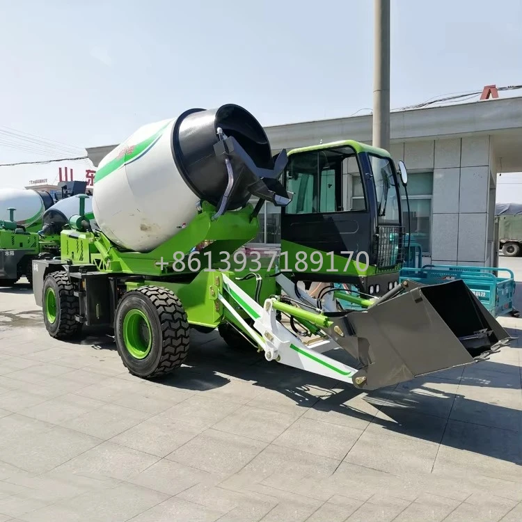 Hot Sale Beton Mixer Truck 1.5m3 Self Loading Concrete Mixer for Sale