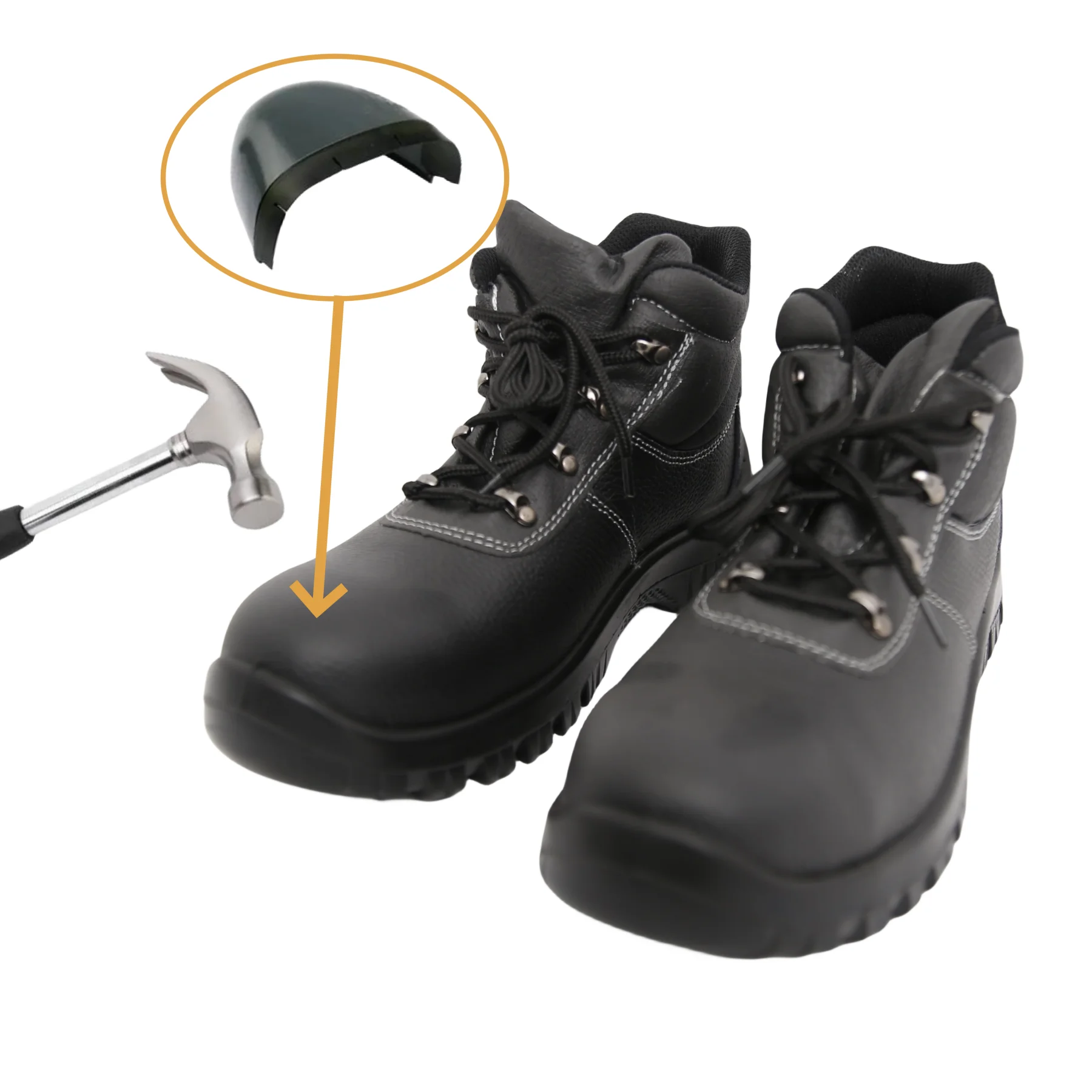 

S3 Промышленные пескозащитные ботинки из натуральной кожи с искусственной подошвой, безопасные антистатические водонепроницаемые композитные носки, заводские рабочие ботинки с защитой от электростатического разряда