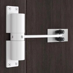 Automatic Door Closer Metal Adjustable Heavy Duty Safety Spring Silenciar Durable Convert Hinged Door Interior Exterior