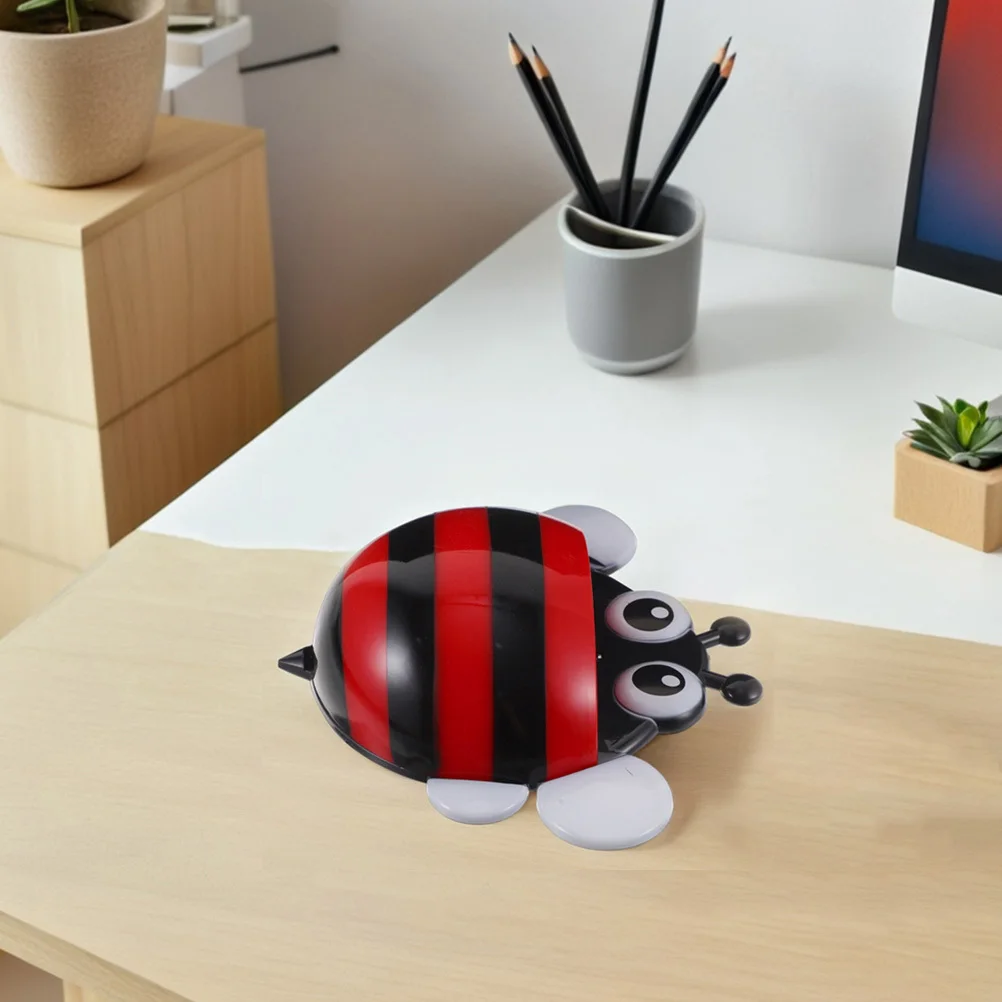 2 قطعة أصحاب قلم النحل المغناطيسي السبورة الثلاجة علامة تخزين مكتب منظم كوب القلم البلاستيكي متعدد الوظائف #6