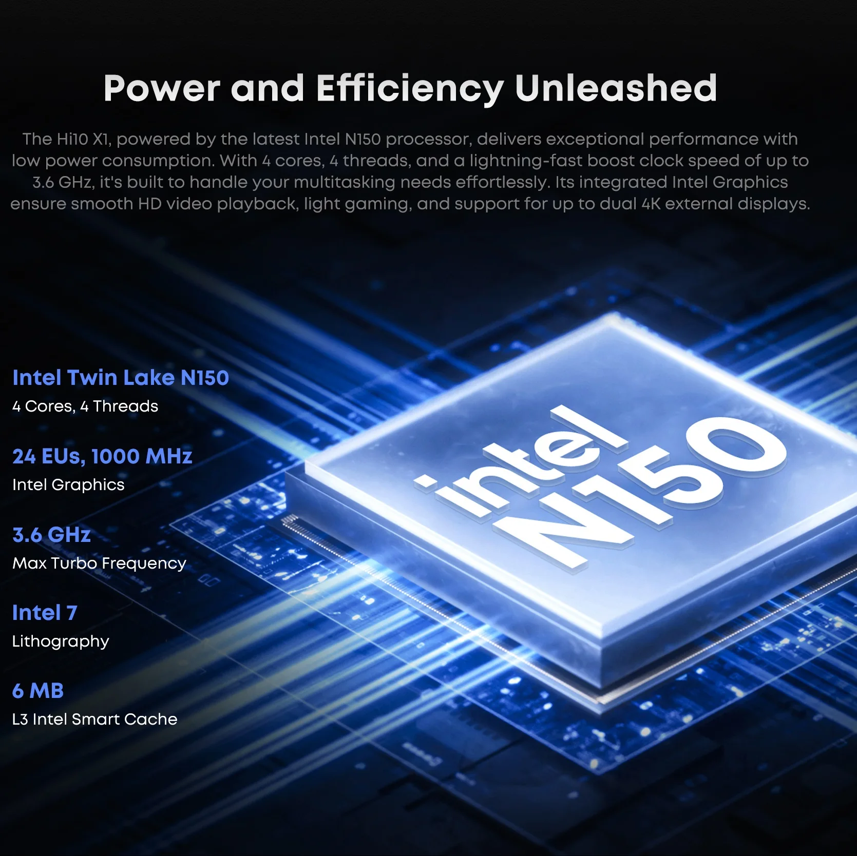 CHUWI Hi10 X1 Tablet 2 In 1 Tablet PC 10.1inch Display Intel N100 Processor LPDDR5 8GB RAM 256GB SSD Windows 11 Tablets PC WiFi6