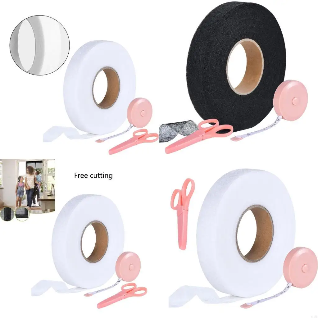 

Ironing Hem Tape Width 2cm Hemming Fabric Tape Iron-On Hem Tape Easy to Iron Y08E
