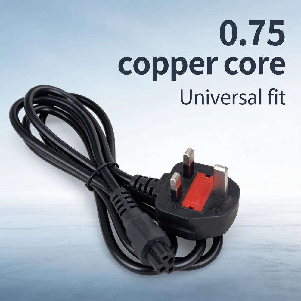 UK PC Power Extension Cord With IEC C13 Power Supply Cable For Printer Radio Computer Sony PS4 Xbox Battery Charger Monitor