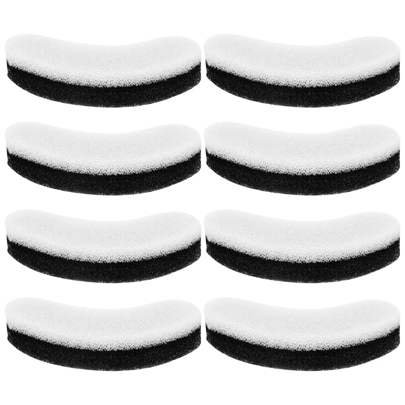 8Pcs Pet Water Fountain Filters Cat Water Fountain Sponge Filter Replacement For WF050 Cat Fountain-A22G