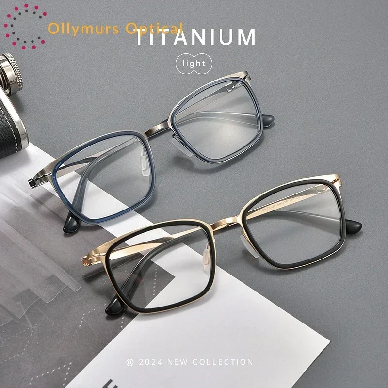 

Ультралегкие роскошные очки Wagner Eyewear Oval Ollymurs в стиле ретро, ​​модные, маленького размера, оптические, по рецепту, мужские и женские оправы для очков