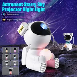 New Galaxy Astronaut Starry Projector Night Light LED Star Sky Nebula Decoration Bedroom Kids Birthday Gift Home