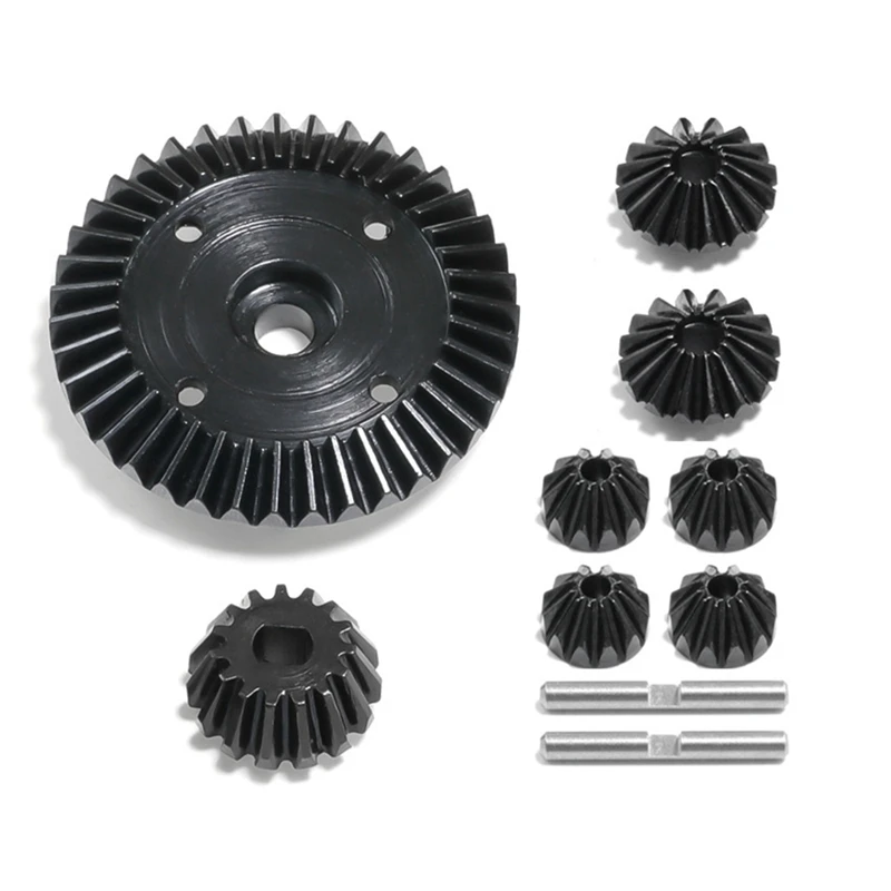 For TAMIYA XV02 TT02 TT02B 1/10 RC Car Upgrade Parts Steel Ring Gear & Bevel Gear Kit RC Car Accessories