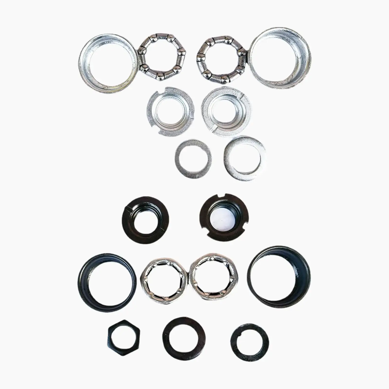 Bottom Bracket Cup Set Bearing Included Maintenance for 12 - 20 inch Children Provide Support Spare Parts Replacement
