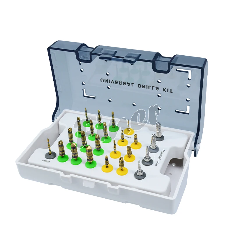 

Osseodentification Drills Kit for den tal im plantation long & short drills kit