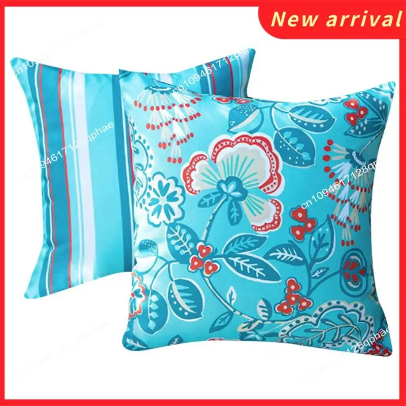 N89R Pack Of 2 Outdoor Waterproof Pillow Covers 18X18 Modern Cute Pattern Decorative Square Outdoor Throw Pillow Covers