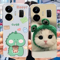 Fashion Pattern Phone Case For Realme GT Neo 5 GT3 240W Soft Silicone TPU Back Cover For Realme GT3 GT Neo5 RMX3706 RMX3709
