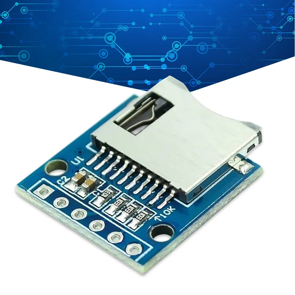 1-4pcs Micro SD Storage Expansion Board With 6 Pins 5V 3.3V Micro SD TF Card Memory Shield Module SPI for Arduino DIY Kit