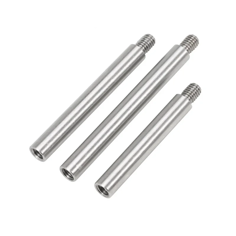 Stainless Steel Male to Female Round Standoff Motherboard Rack Stud Mount Spacer Single Head Column Screws Bolts M2M2.5M3M4M5M6