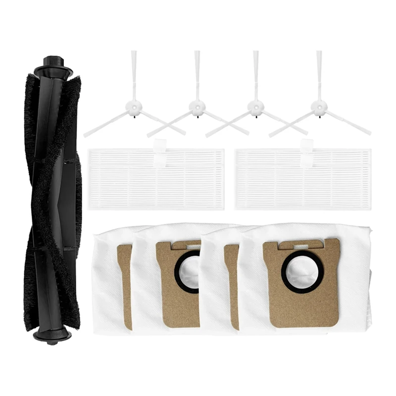 Cepillo lateral principal para Ultenic T10 Pro, filtro Hepa, accesorios para bolsa de polvo, piezas de repuesto