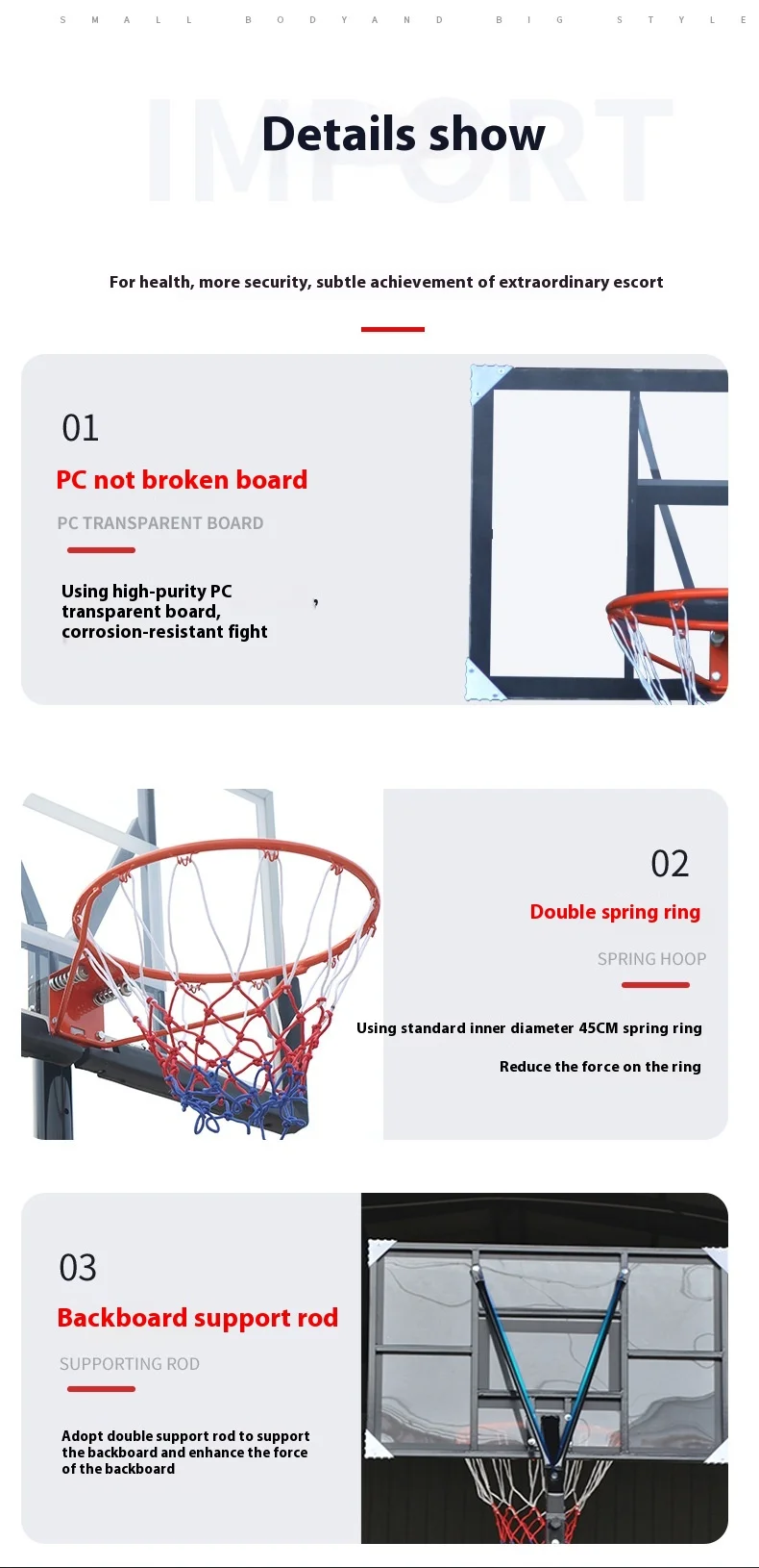 高さ調節可能なバスケットボールフープ 大人用バスケットゴールスタンド 屋内および屋外用