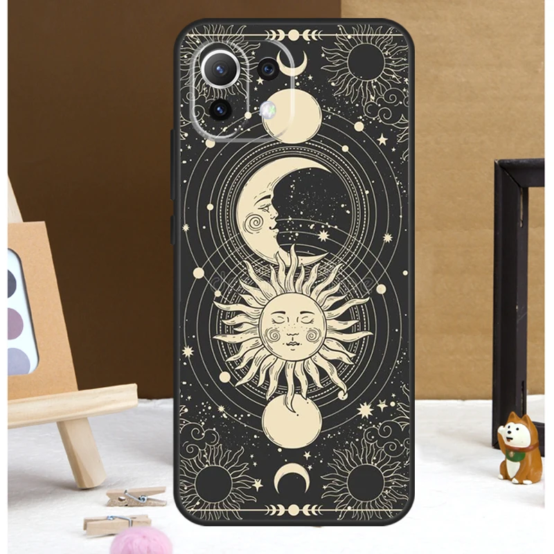 Witches Moon Tarot Case For POCO M6 X3 X5 X6 Pro F3 F5 M5s Cover For Xiaomi 13T 12T 11T 14 Pro 12 13 Lite Case