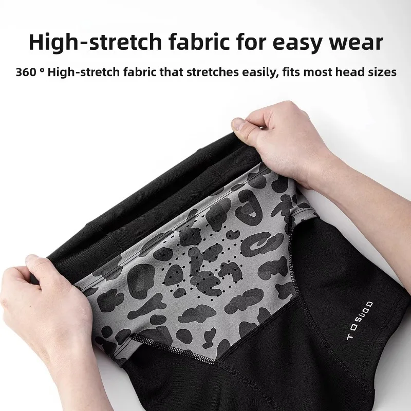 TOSUOD الشتاء الدراجات قناع بالاكلافا MBT قبعة الدراجة تنفس بالاكلافا ركوب قناع كامل الوجه الصوف مبطن هود أقنعة التزلج #5