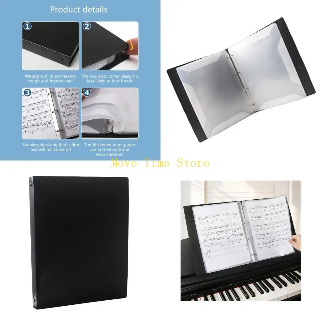 92ME Music Sheet File Paper Storage Folder 4 Size Music Score Folder