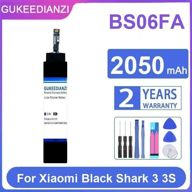 

Long-Lasting Mobile Phone Battery 2050Mah BS06FA For Xiaomi Black Shark 3 3S