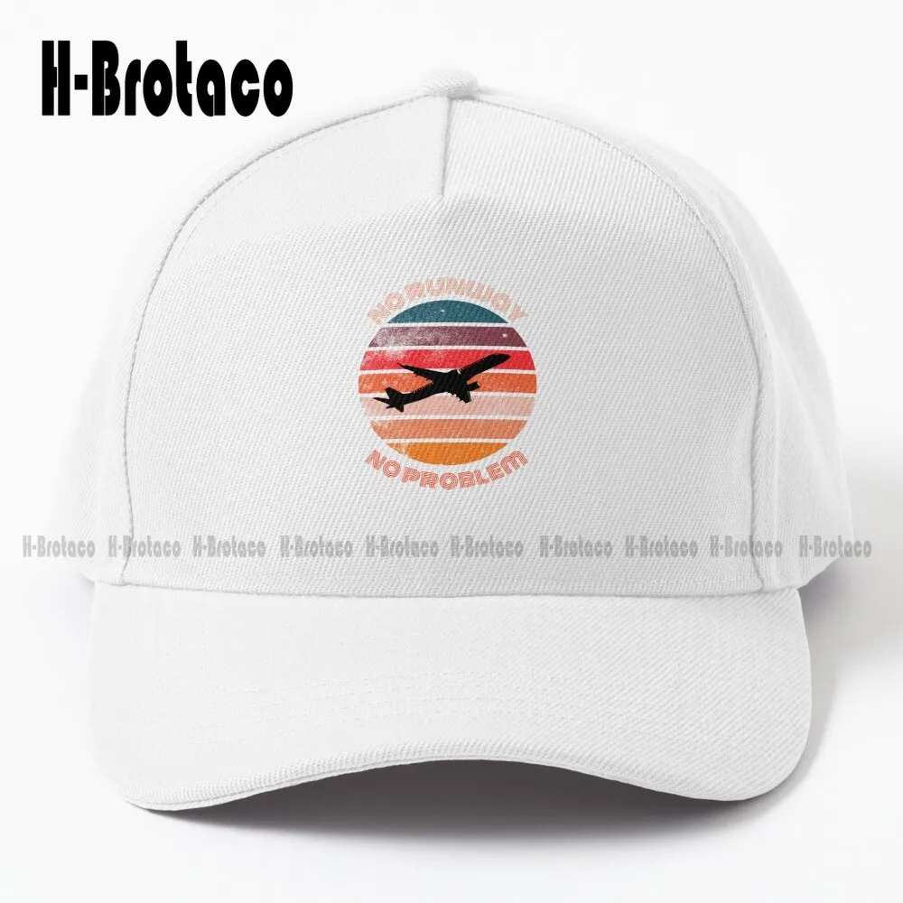 No Runway No Problem Trending Baseball Cap Womens Sun Hats Personalized Custom Unisex Adult Teen Youth Summer Baseball Cap Art