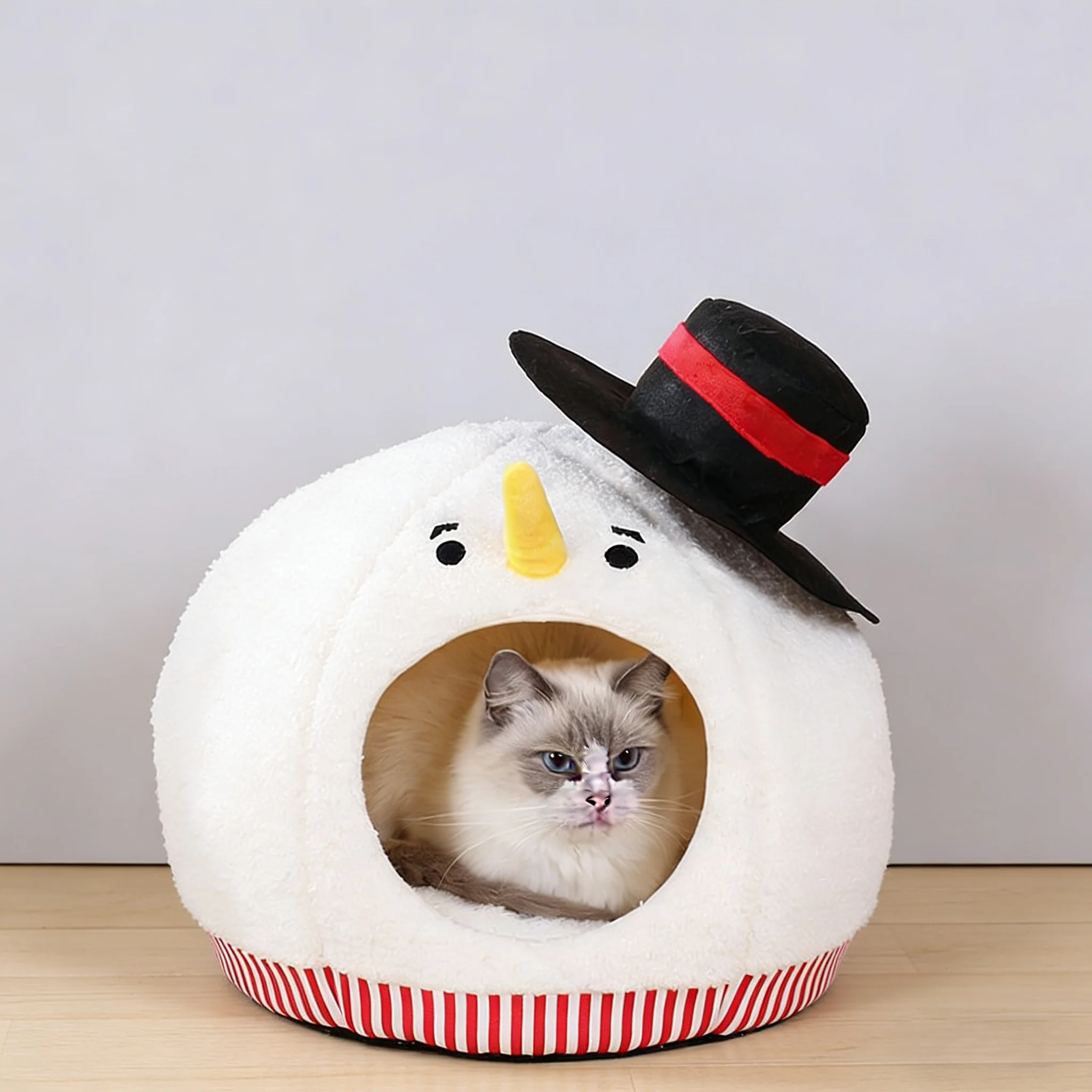 

New Cat Bed Deep Sleep Comfort In Winter Dogs Nest Kitten Mat Basket Puppy House Products Pets Tent Cozy Cave Nest Cama Gato