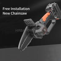 4/6 Inch Mini Electric Chain Saw With 0/1/2 Batteries Woodworking Pruning ChainSaw handheld Garden Logging Power Tool For Makita