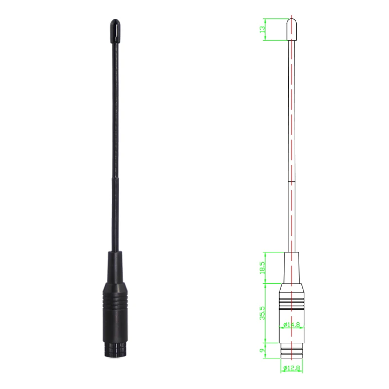 Antena LORA 433MHz 433 MHz antena soft whip SMA omni gain tinggi jangkauan jauh kontrol modul nirkabel antena kendali jarak jauh